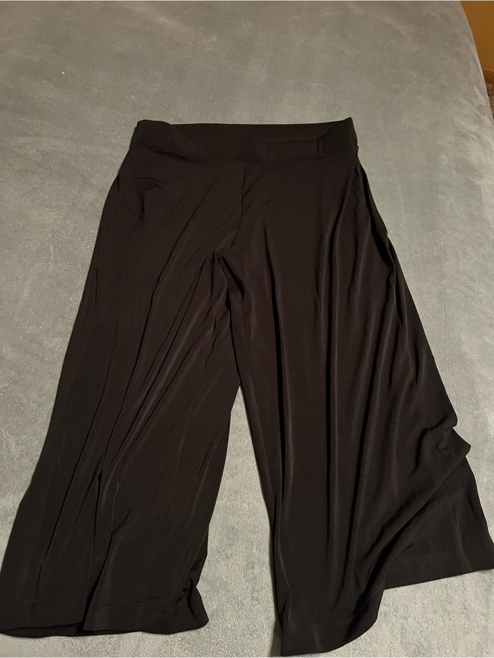 Everyday Black Wide-Leg Palazzo Pants